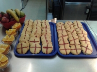 St Georges Day pudding.  Delicious! Thank you Kitchen Team.